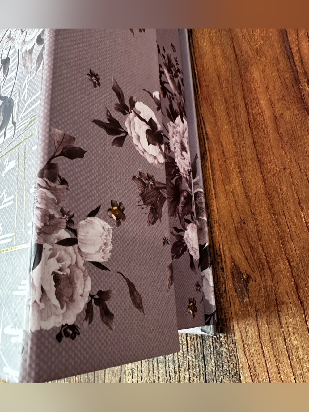 Paris de T'aime Floral Storage Box - purple gray - Picture 3 of 7